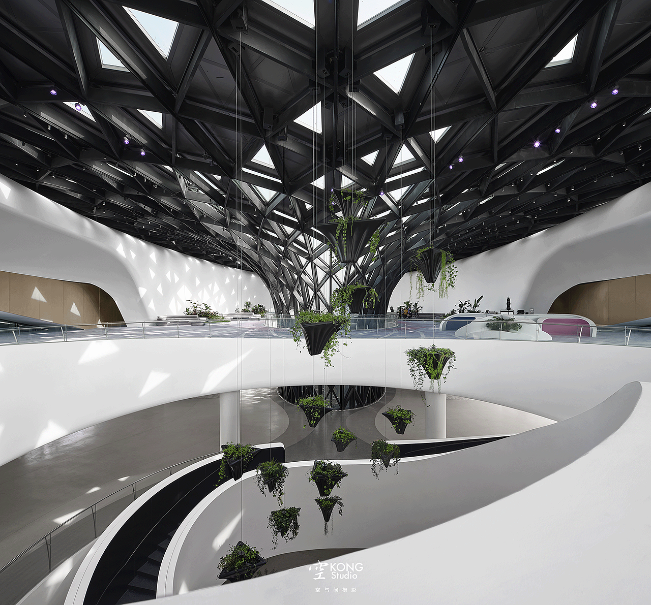 成都空与间摄影:成都天府新区独角兽岛