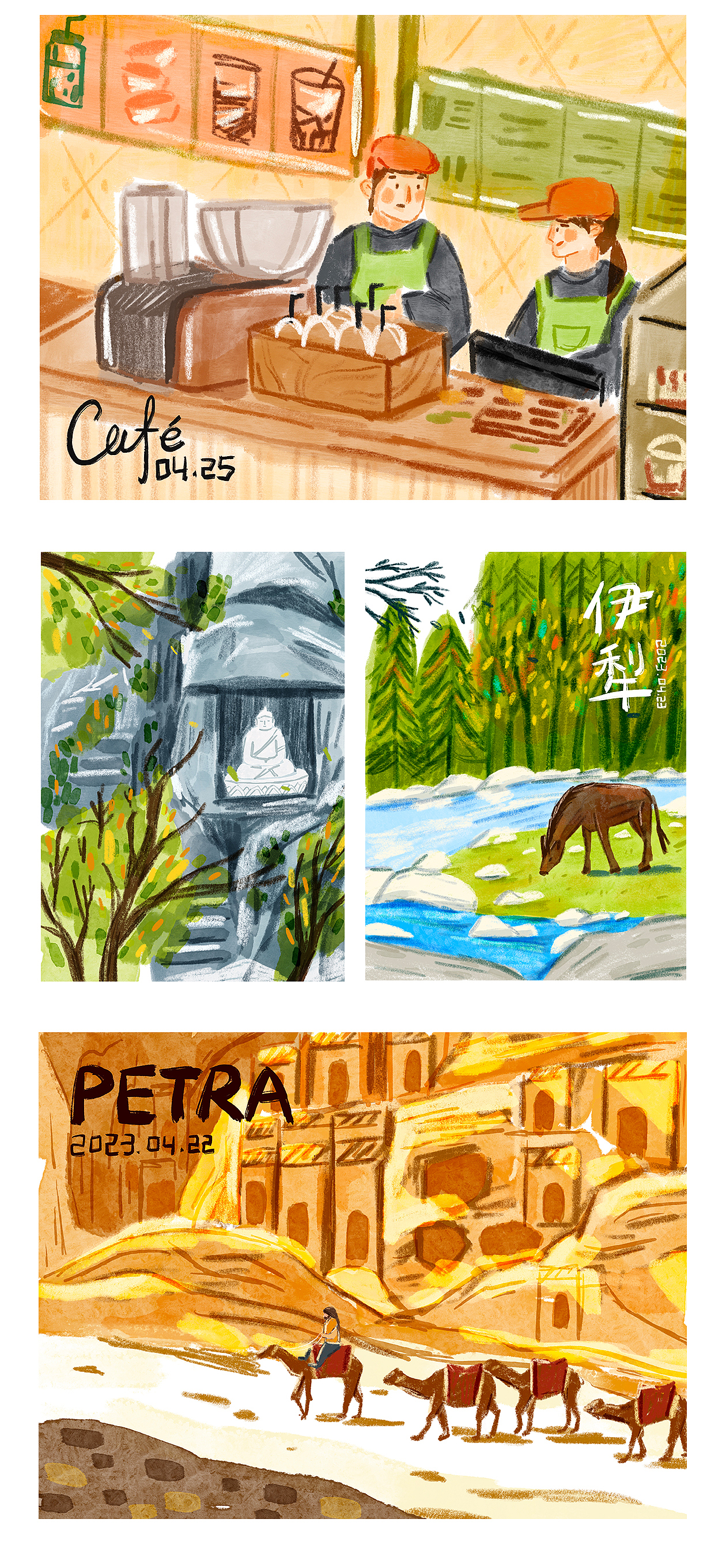 《4月速寫合集》（圖ZMzM5MDI3NDg4） - 創(chuàng)作習(xí)作 - 站酷設(shè)計(jì)師大寶Dbao原創(chuàng)素材 - 站酷ZCOOL