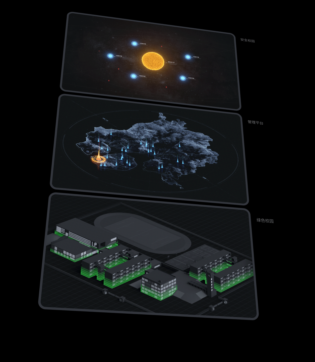 【数字教育】可视化大屏与动态模组