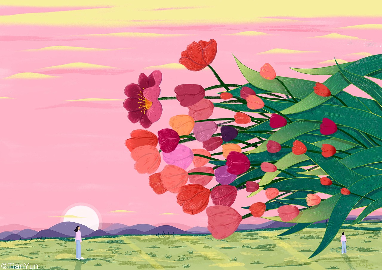 200幅作品计划（12/200）【花园人】（图ZMzAxNTE2NzY4） - 创作习作 - 站酷设计师天云Tianyun原创素材 - 站酷ZCOOL