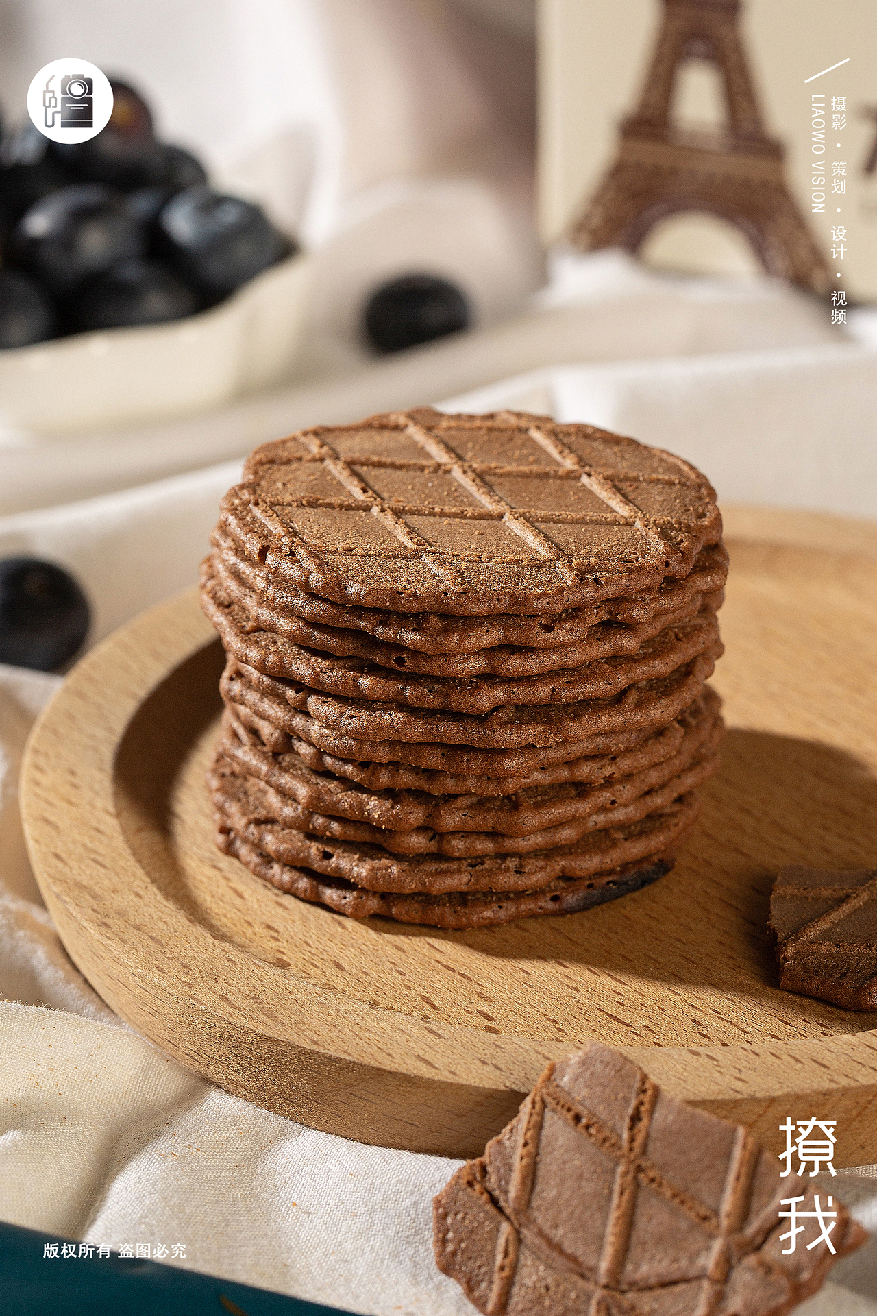 餐食饮品 | 华夫饼 x 美食拍摄 x LIAOWO VISION