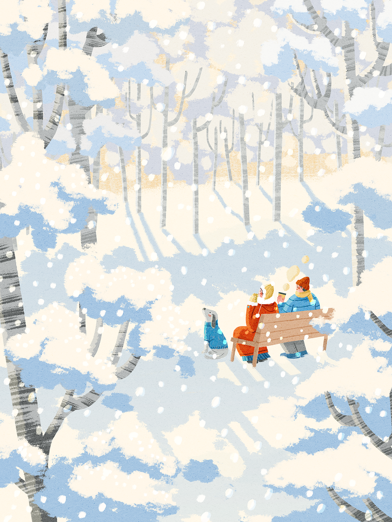 混进一张冬天？