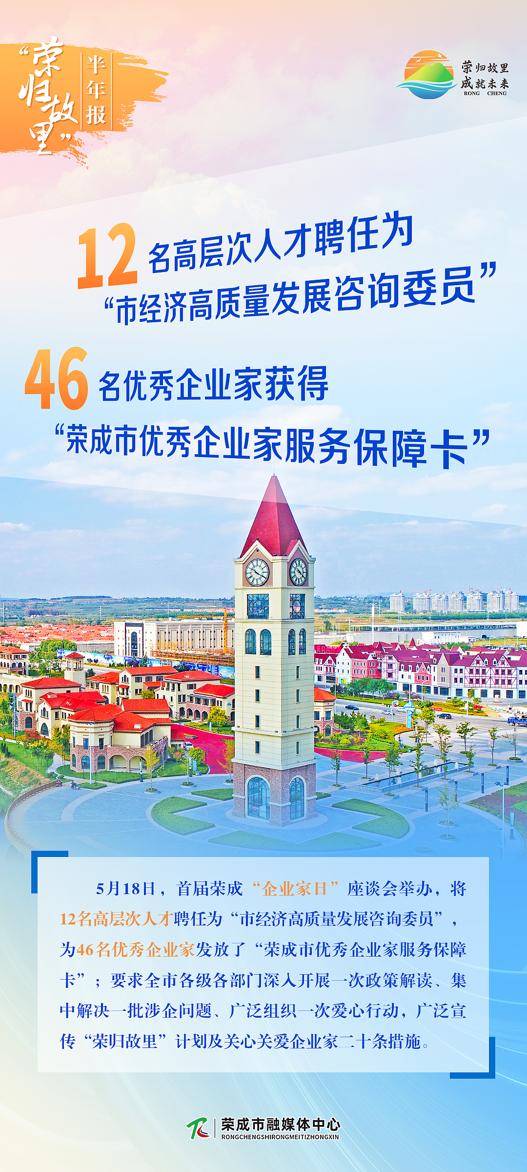 “荣归故里·成就未来”政策解读半年总结系列政务海报