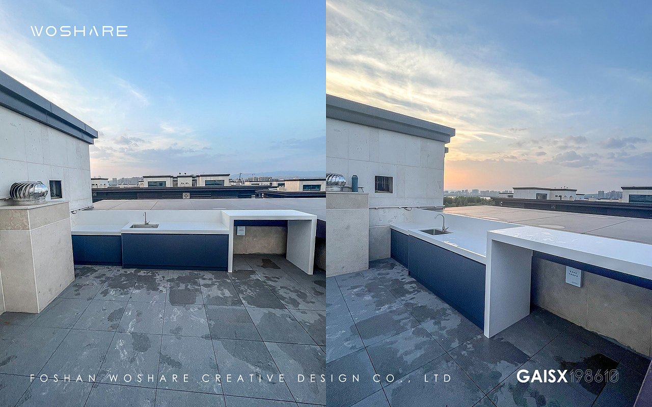 山西天台花园户外操作台设计