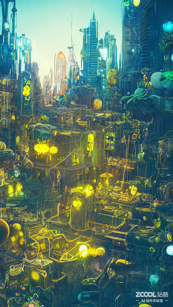 #AI创作实验室#【海绵宝宝的新世界（柠檬X海绵）】
