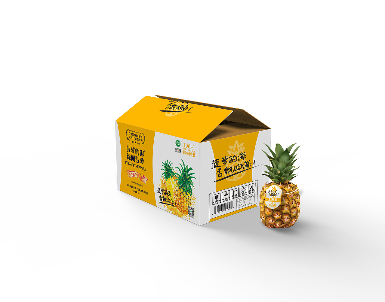 正本设计|菠萝的海 产品包装设计