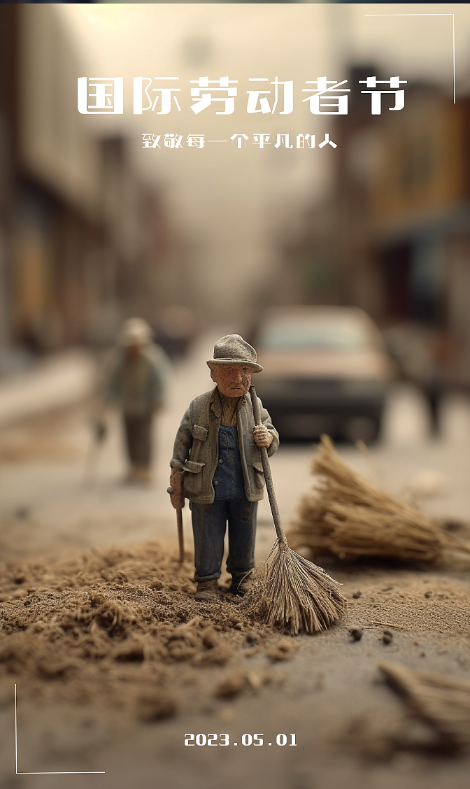 Midjourney AI共振实验室 - 五一粘毛风快乐