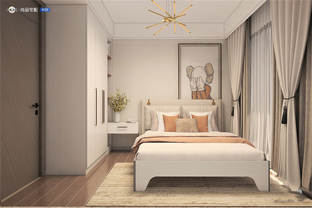 昆明装修公司木菲美家:复地云极3室2厅轻奢风格