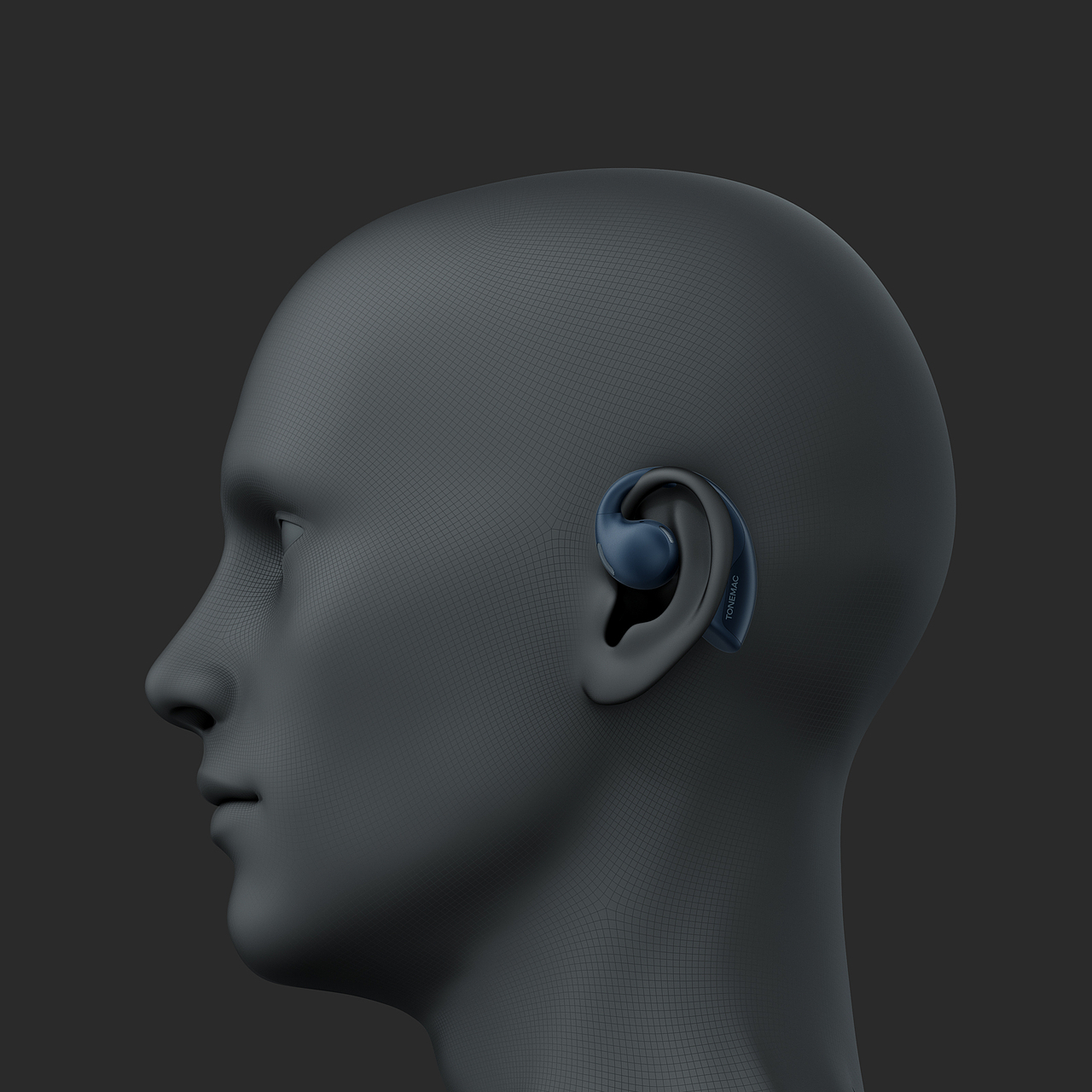 2023 TANGMAC Q1开放式空气传导蓝牙无线耳机渲染（图ZMzQwOTE5OTMy） - 产品 - 站酷设计师裸奔的薯条原创素材 - 站酷ZCOOL