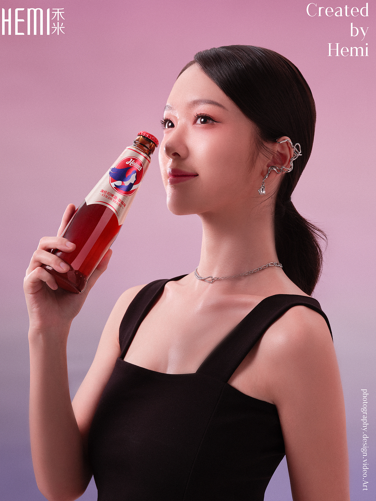 知名品牌海伦司啤酒商业拍摄静物+人像