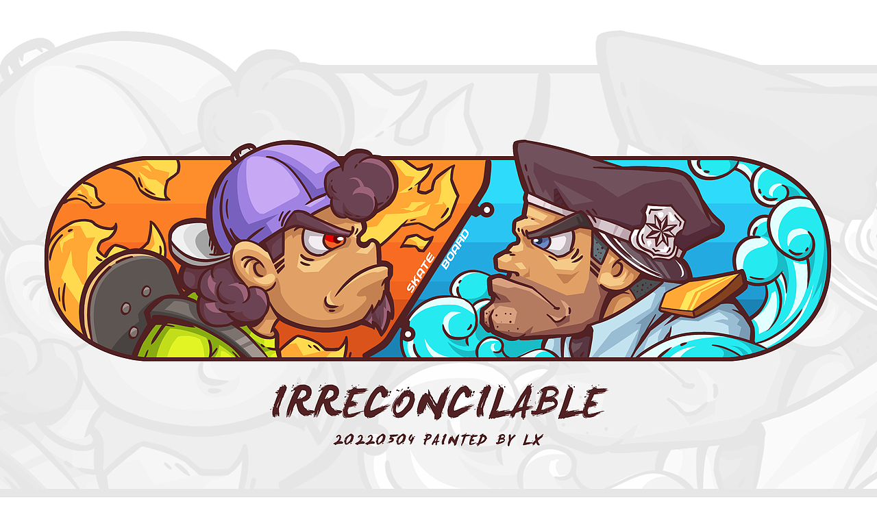 《Irreconcilable》滑板板面