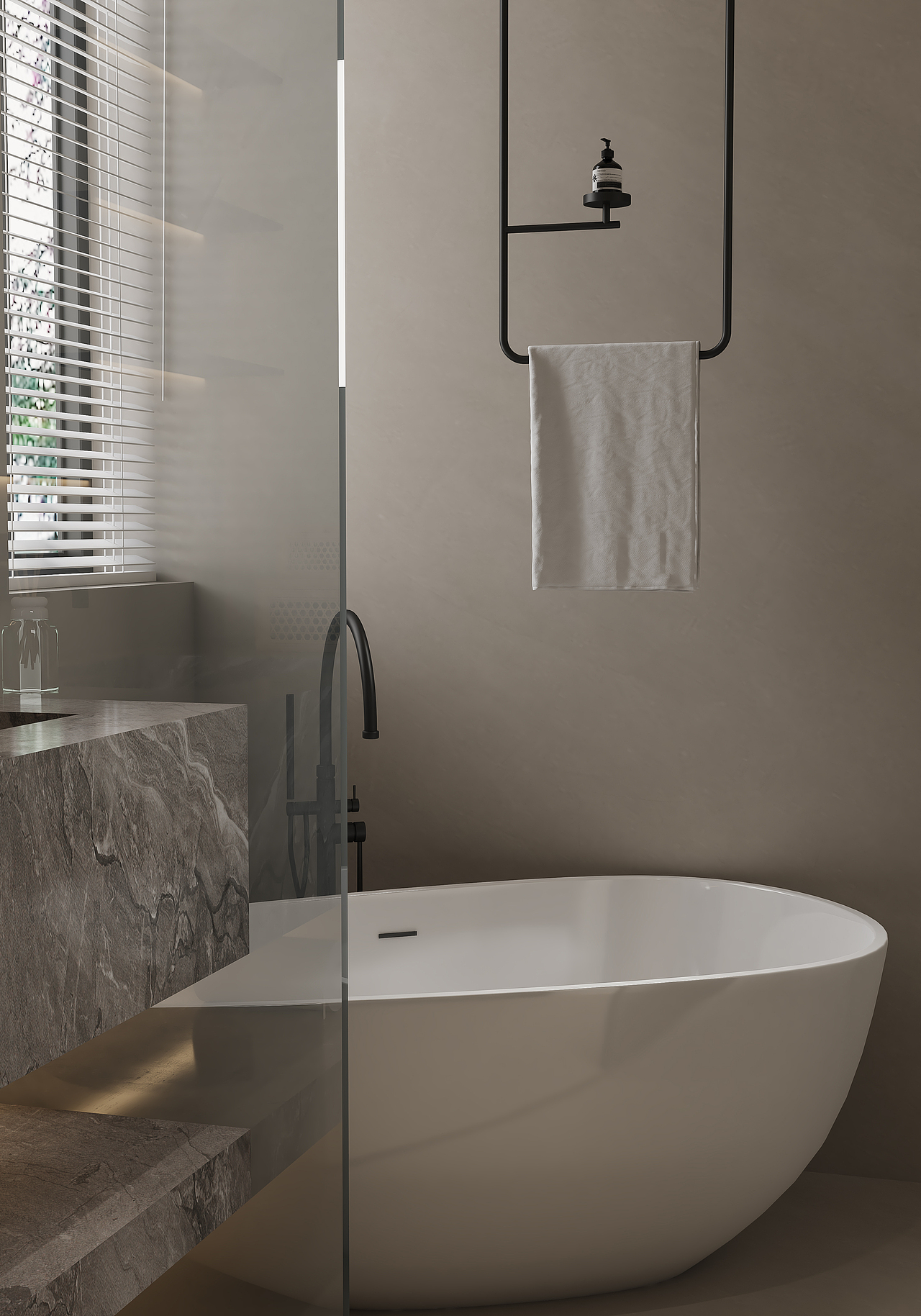 卫生间 茶室效果图表现