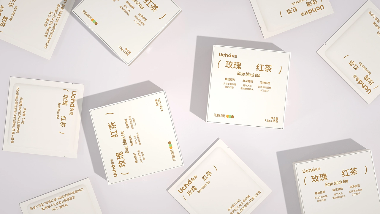 尚智&times;有茶｜玫瑰红茶概念包装｜饮品包装设计