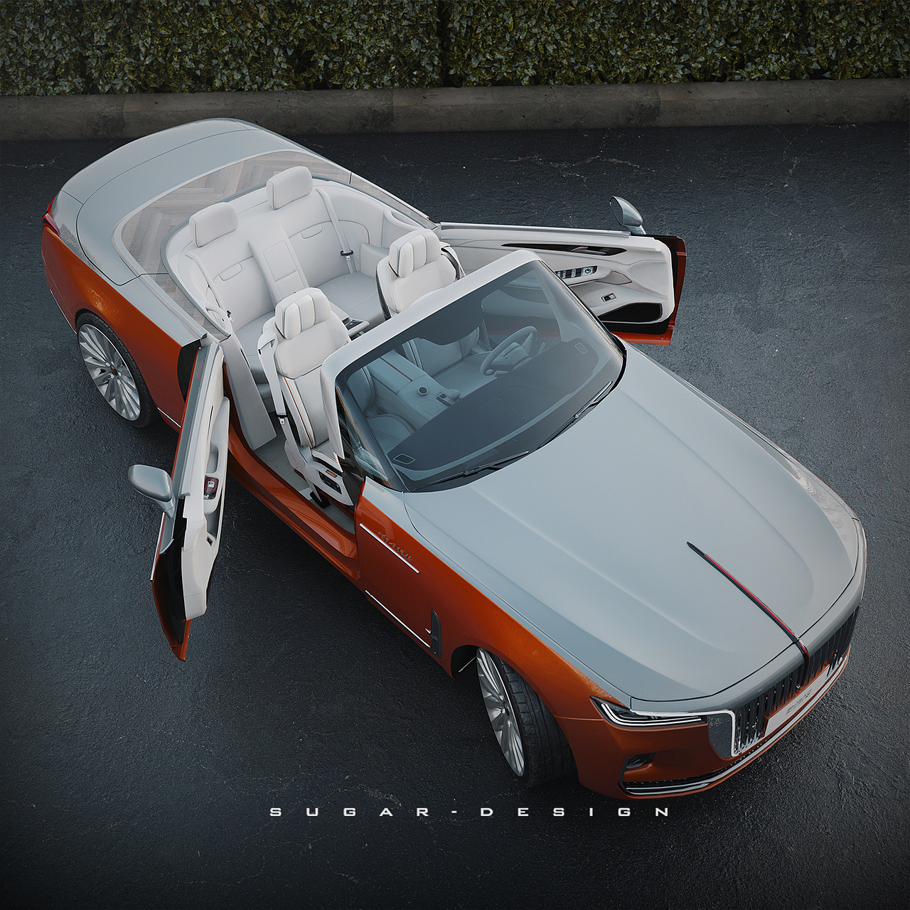 红旗h9 rostrum 敞篷车新车预览