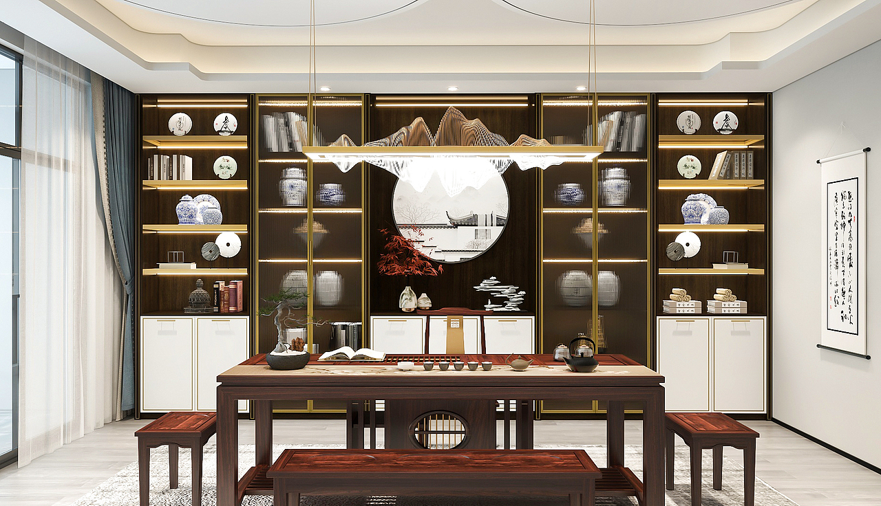 定制家具-新中式