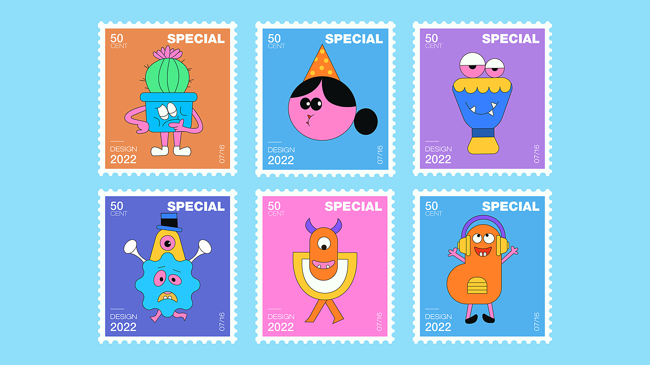 主题插画-小怪兽/动物/蔬菜（图ZMzExNTE3MDY0） - 商业插画 - 站酷设计师艾米西西原创素材 - 站酷ZCOOL