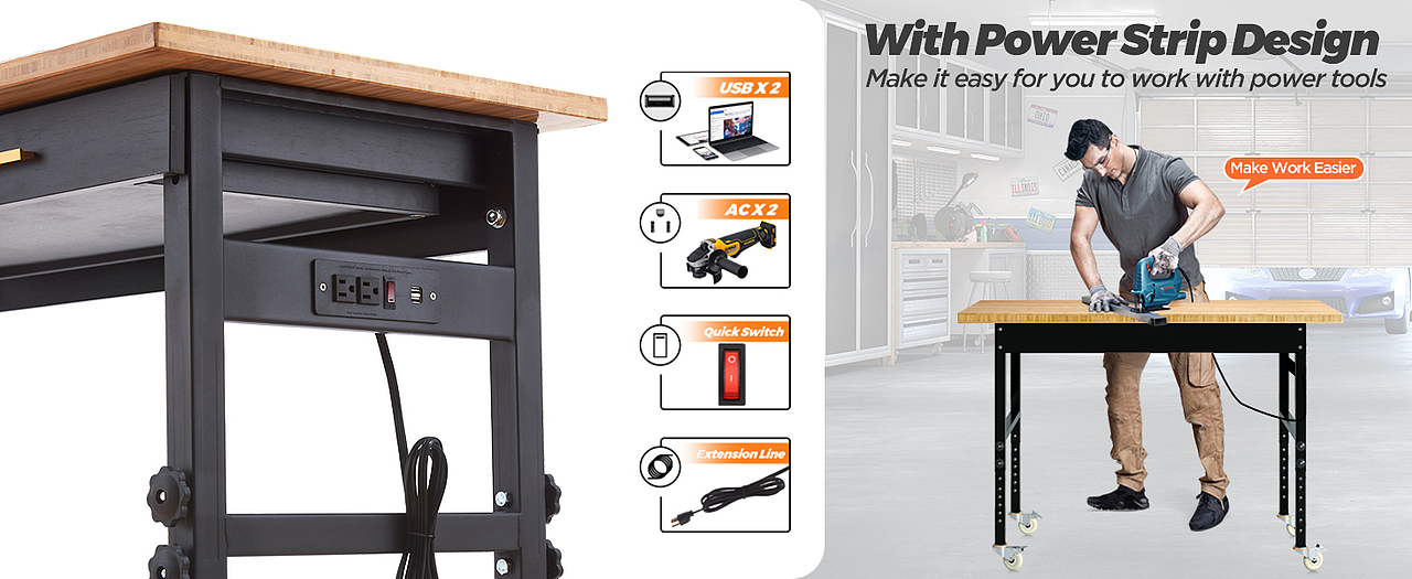 亚马逊-工具桌子 A+