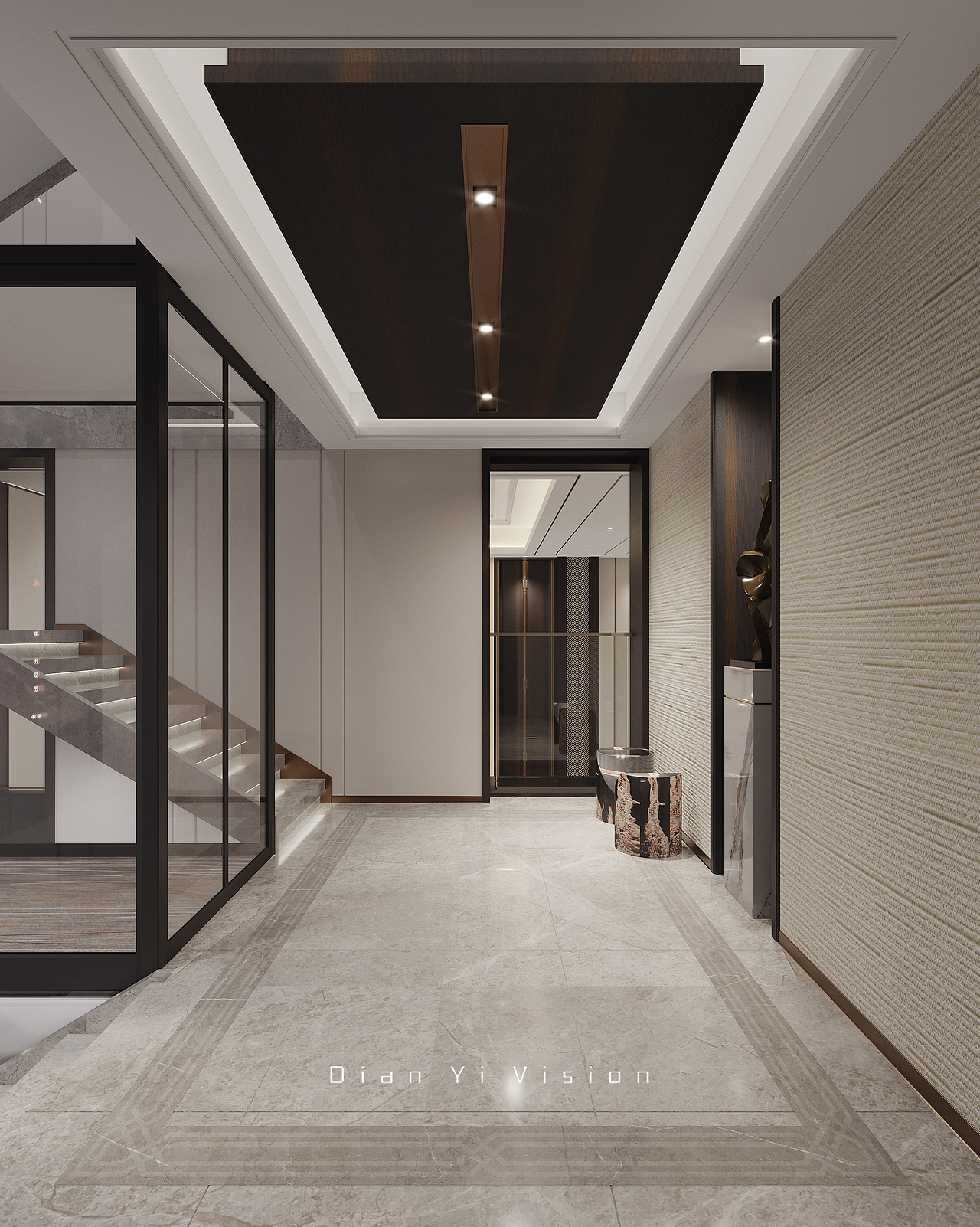 新中式别墅空间效果表现（图ZMzIxODU5ODcy） - 家装设计 - 站酷设计师Max点意原创素材 - 站酷ZCOOL