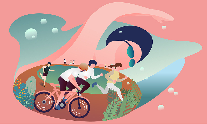 社会类扁平插画banner