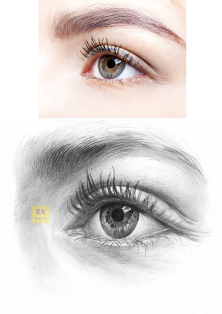 眼睛绘画详细步骤