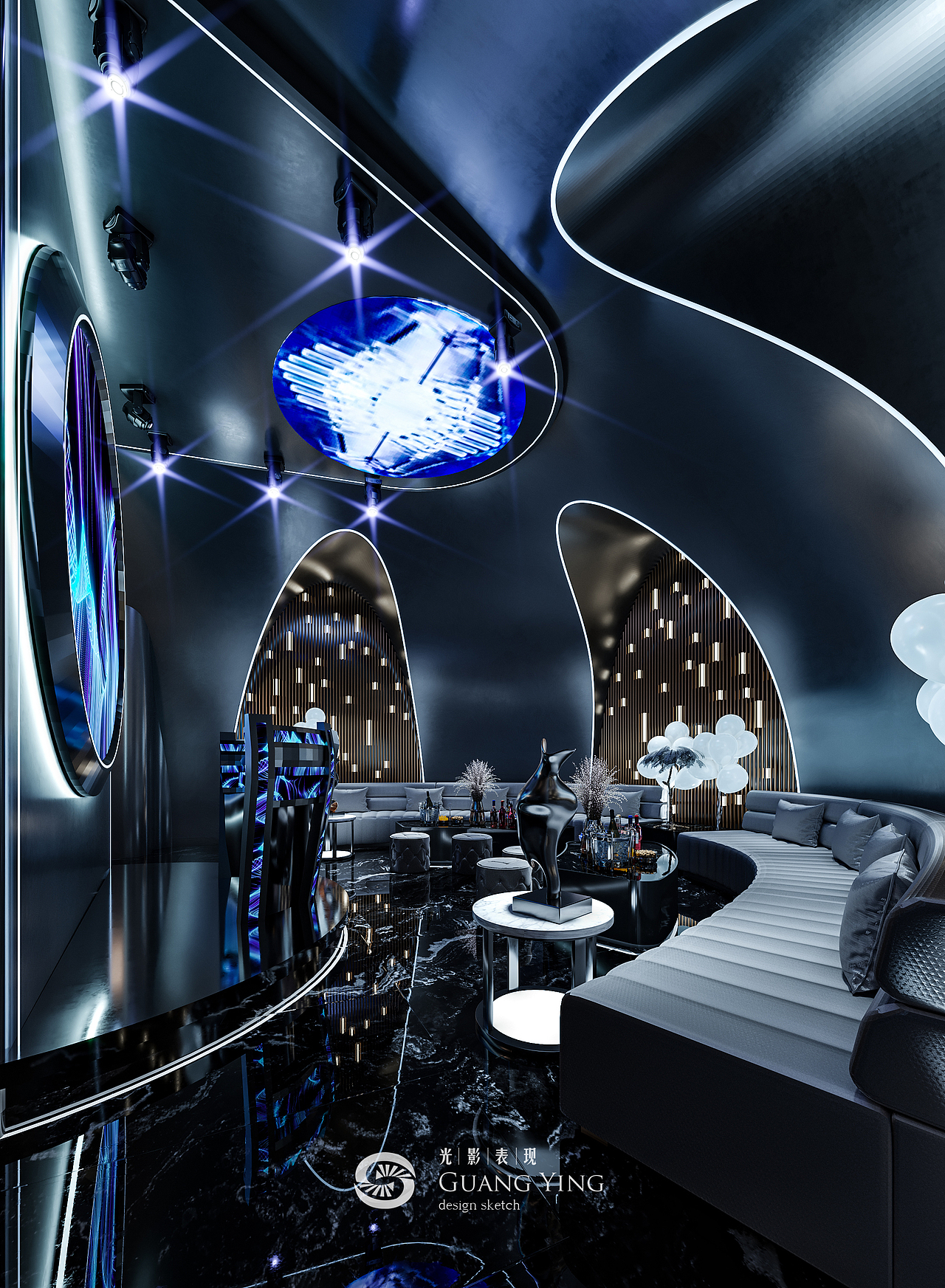 现代科技动感KTV