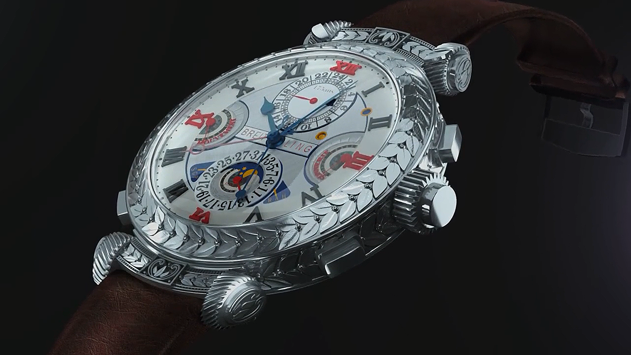 手表产品动画渲染