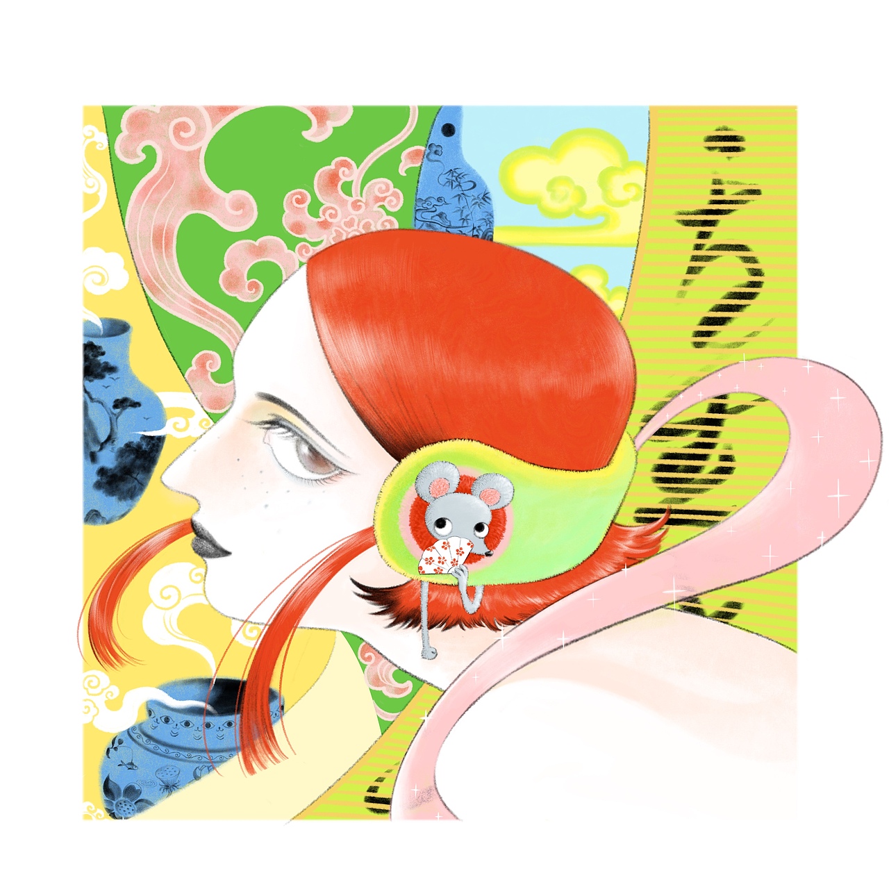 十二生肖插画头像合集