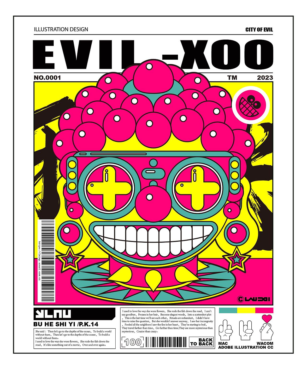 CITY OF EVIL（图ZMzQzMDQ3Njky） - 新锐潮流插画 - 站酷设计师LAU丶一乂刂原创素材 - 站酷ZCOOL