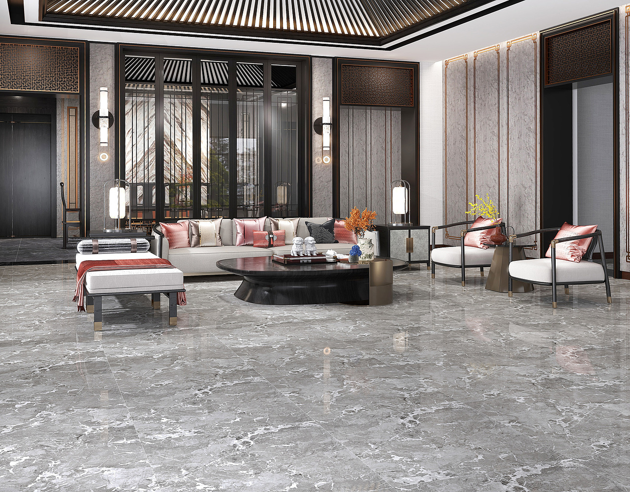 中式客厅效果视频（图ZMzAyMzI2NTQ0） - 家装设计 - 站酷设计师zoey夏至原创素材 - 站酷ZCOOL