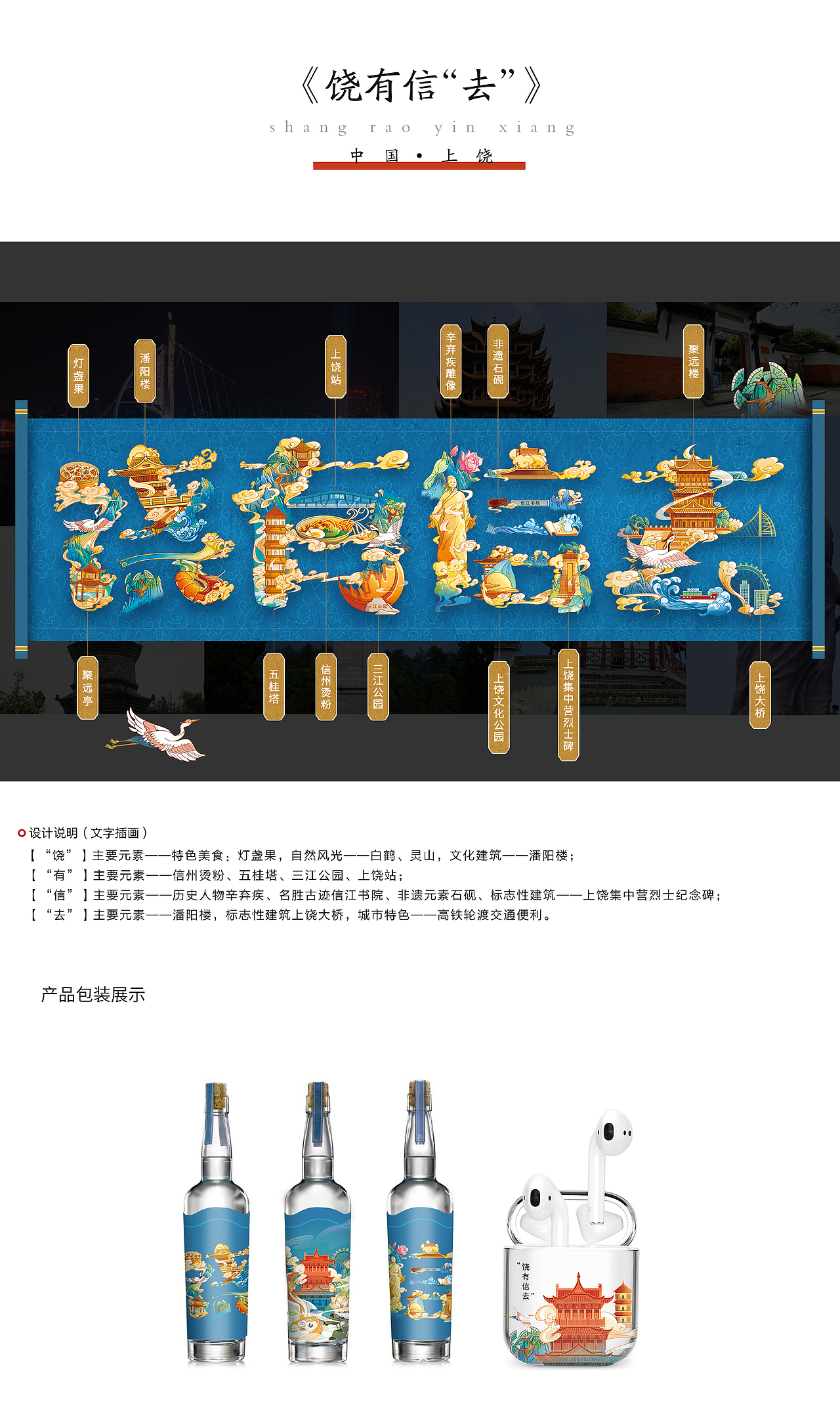 《上饶印象》（图ZMzQyMzc1MzQ4） - 商业插画 - 站酷设计师喜乐品牌设计原创素材 - 站酷ZCOOL