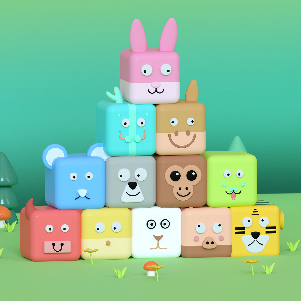 IP 十二生肖（图ZMzMxMjU4NDgw） - 产品 - 站酷设计师WeikYani原创素材 - 站酷ZCOOL