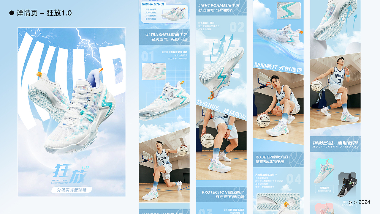 中乔鞋类电商网页设计-详情页(2)