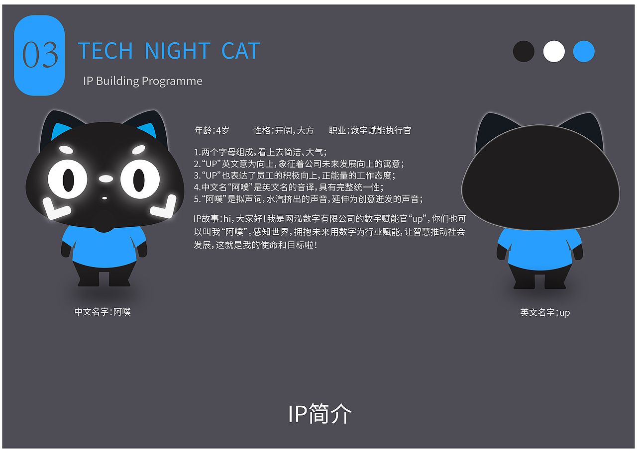 科技黑猫ip吉祥物