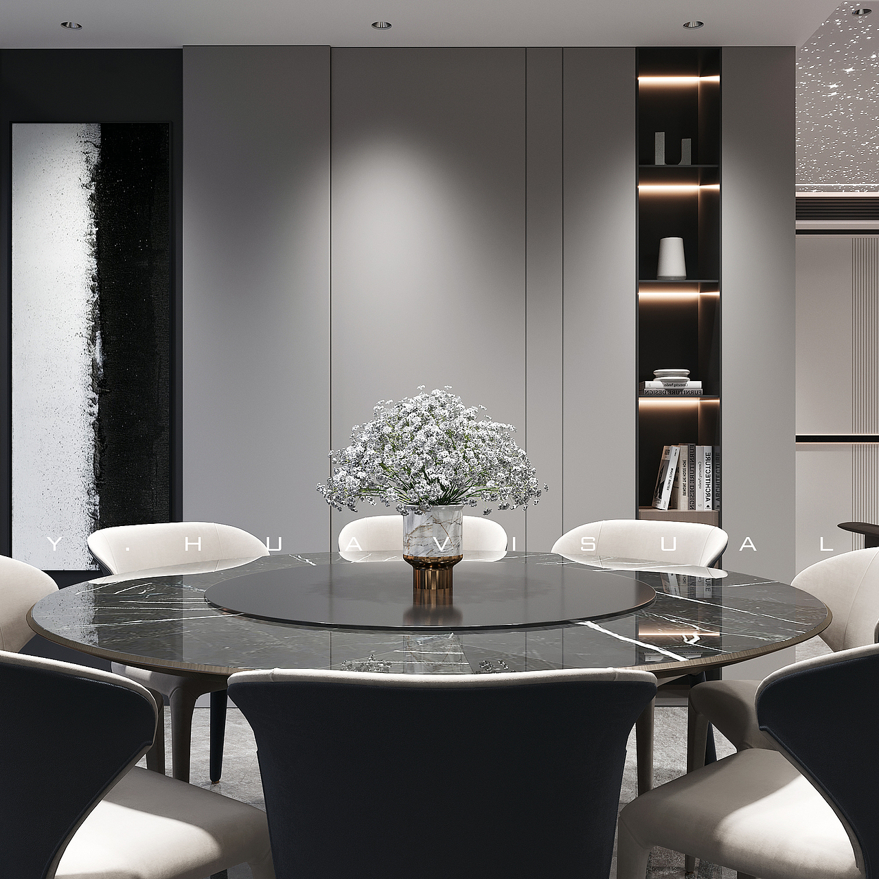 乙画视觉|近期渲染|夜晚的星星