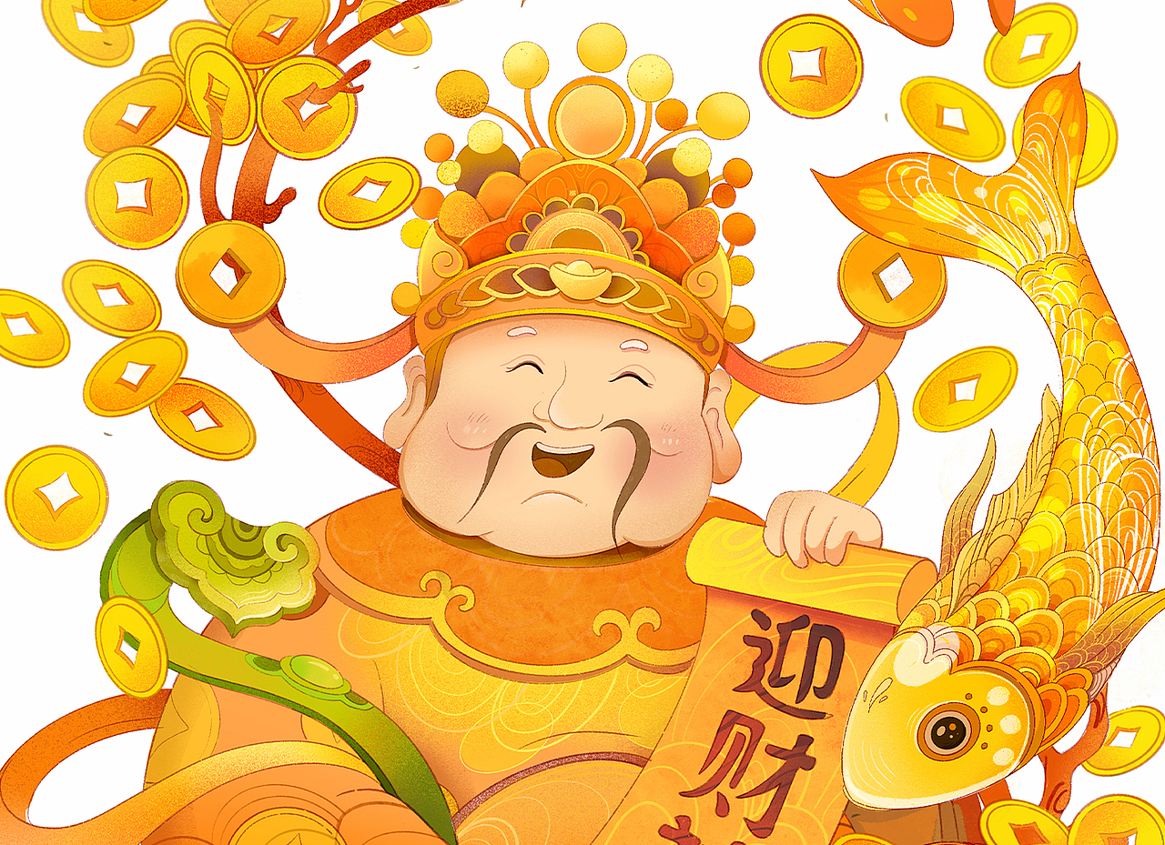 平安春节海报（图ZMzMwODA1MTI4） - 商业插画 - 站酷设计师江多鱼原创素材 - 站酷ZCOOL