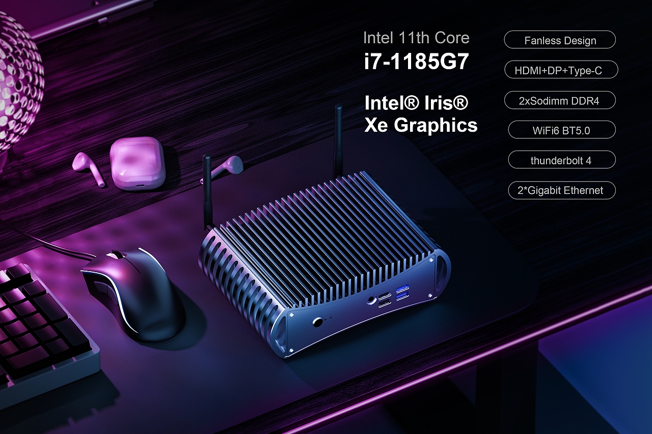 视觉三维渲染 —— 迷你电脑 / mini PC（图ZMzQzNjM0Njky） - 场景 - 站酷设计师xiQiren原创素材 - 站酷ZCOOL