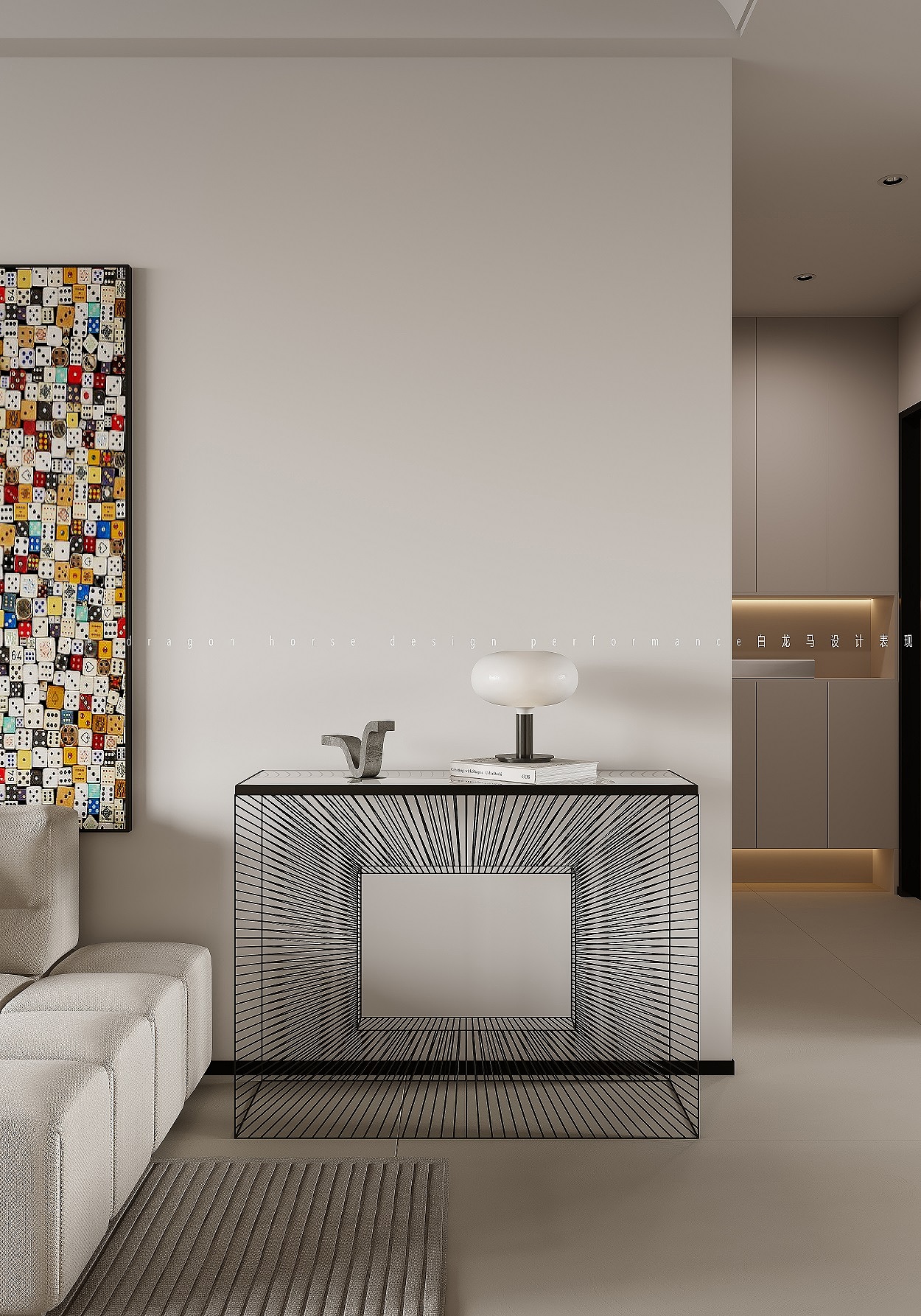 现代极简全屋—白龙马效果图