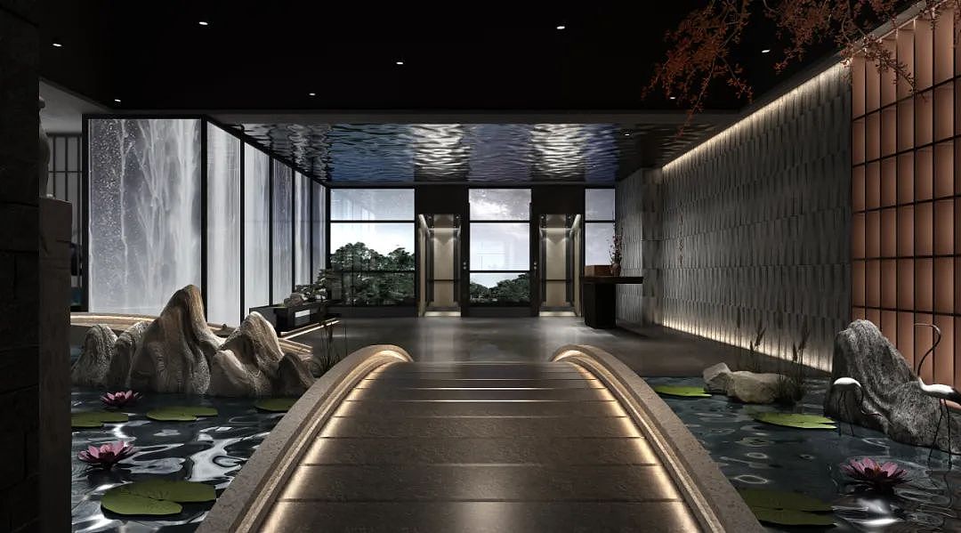 江上火锅店装修设计案例（图ZMzAxOTQzOTc2） - 酒店餐饮设计 - 站酷设计师西安火锅店装饰原创素材 - 站酷ZCOOL