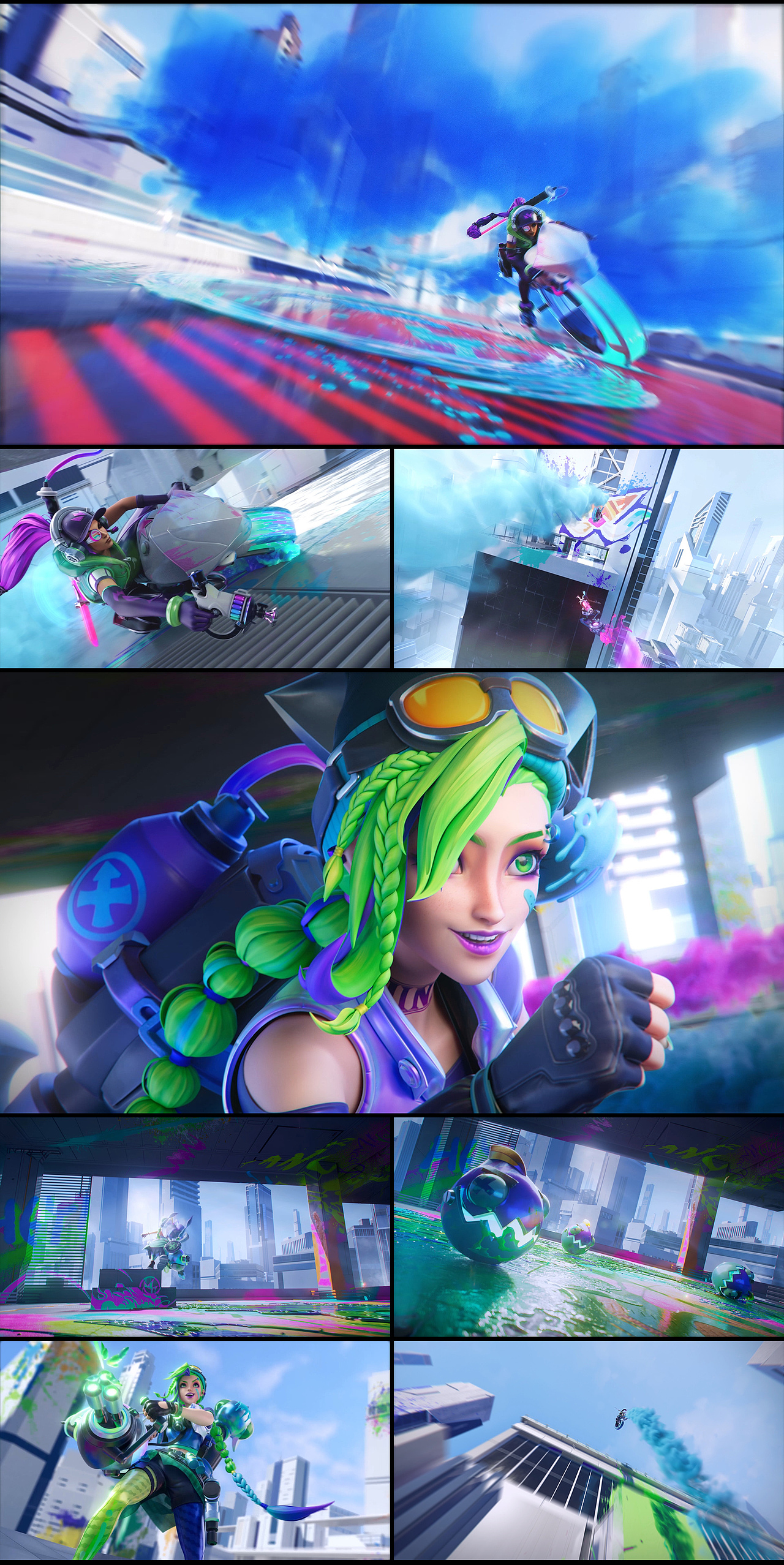 英雄联盟手游「涂鸦小队」宣传CG