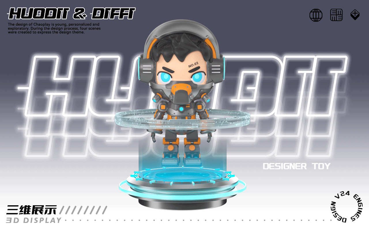 Huodii & Diffi 潮玩IP/玩具/包装设计