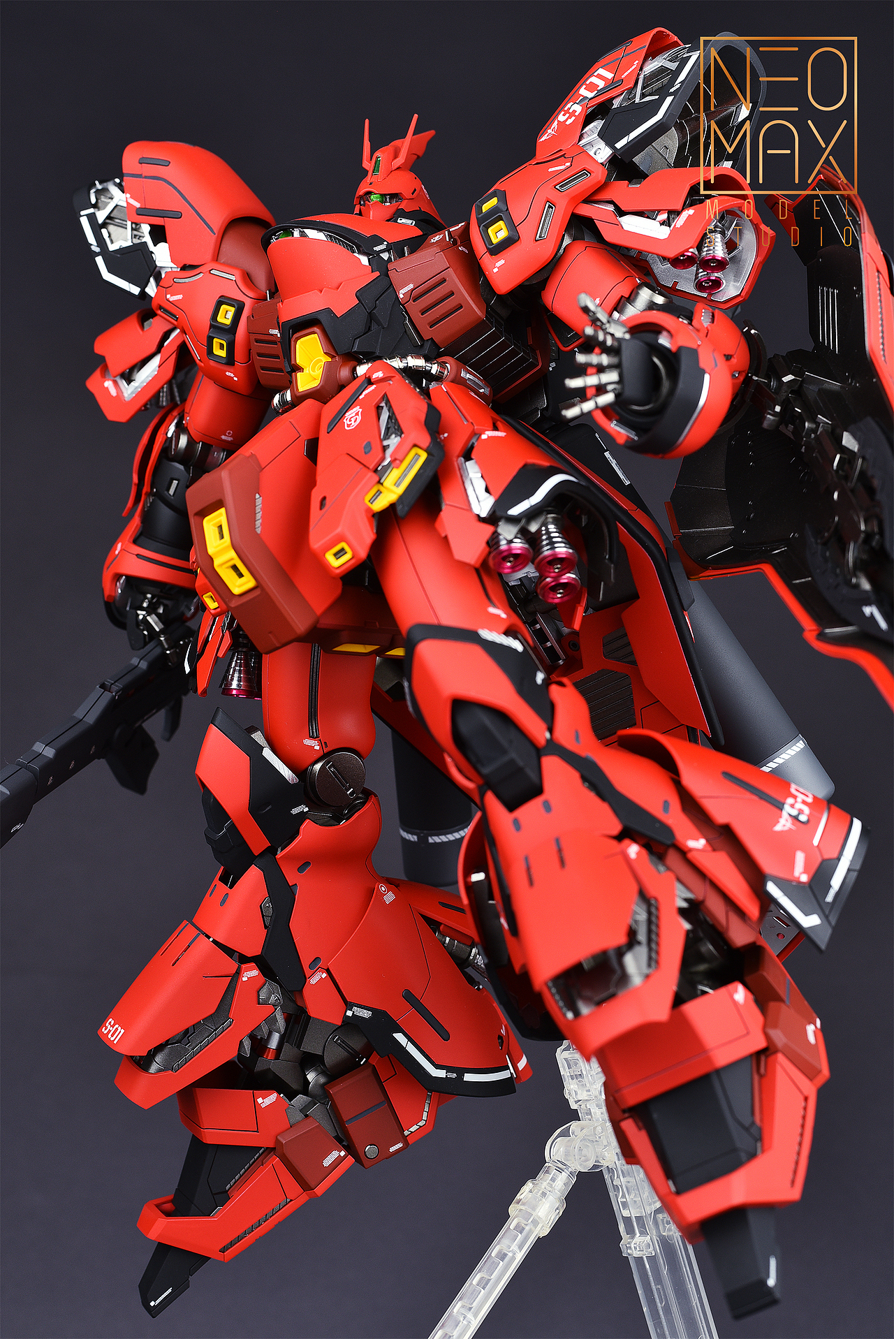 马沙逆袭!高达模型作品【万代mg 沙扎比ver.ka】_ramba-站酷zcool