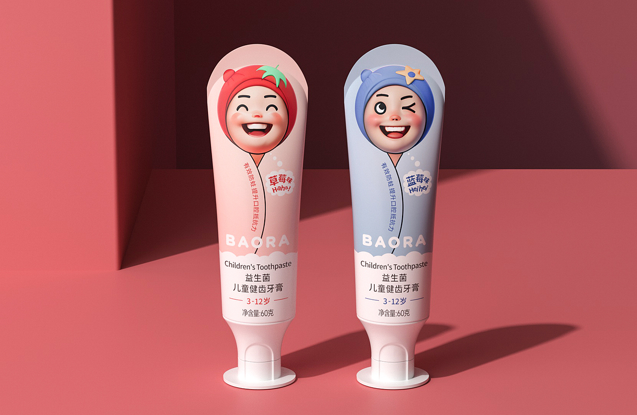 BAORA儿童牙膏--守护孩子的甜美笑容
