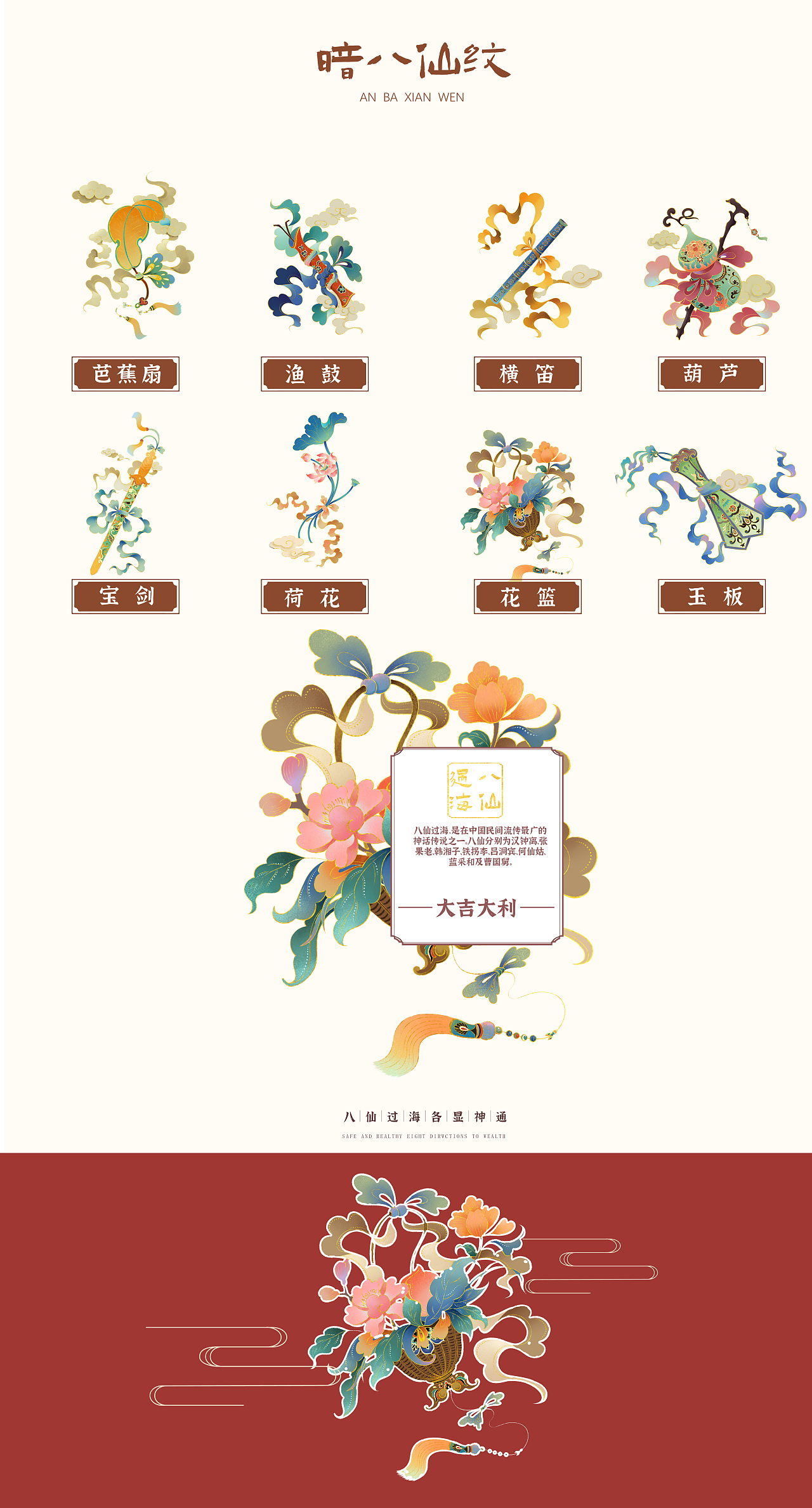 2024原创龙年IP|【牙牙龙】——八仙送福系列