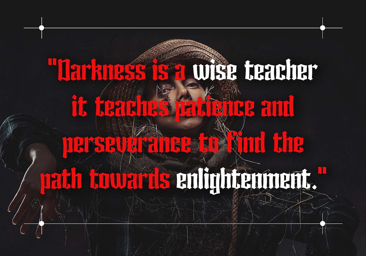 神秘恐怖哥特潮流街头潮牌logo海报封面纹身英文字体