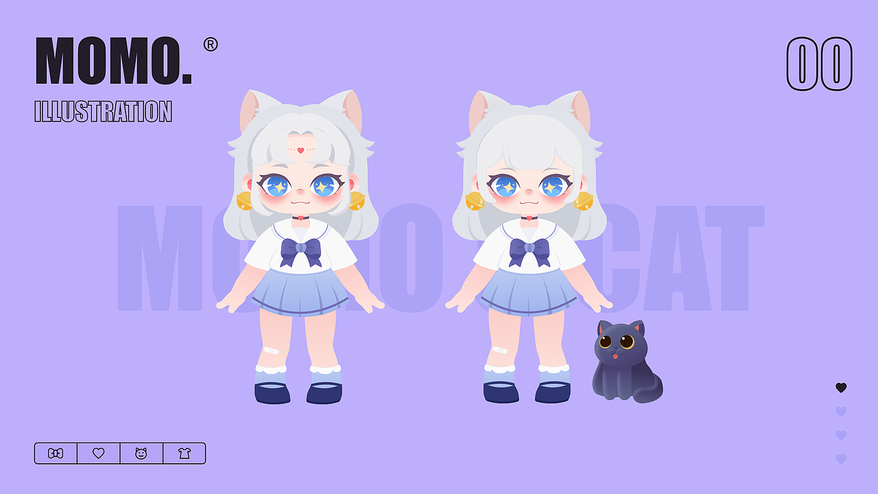 MOMO IP形象设计优化（图ZMzA2MjExMTEy） - 创作习作 - 站酷设计师桔子oranges原创素材 - 站酷ZCOOL