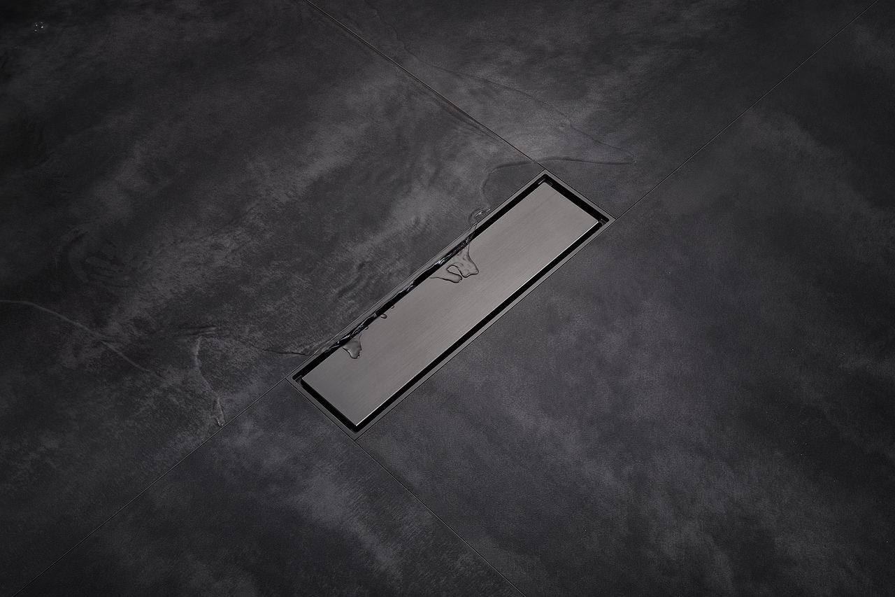 摄影作品 | 修图作品 枪灰色长条地漏拍摄修图