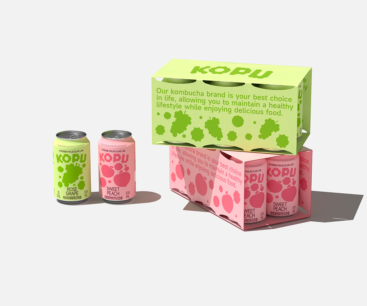 KOPU康普茶包装设计kombucha drink Package Design（图ZMzU5NDA3MTY0） - 包装 - 站酷设计师顿悟时刻原创素材 - 站酷ZCOOL