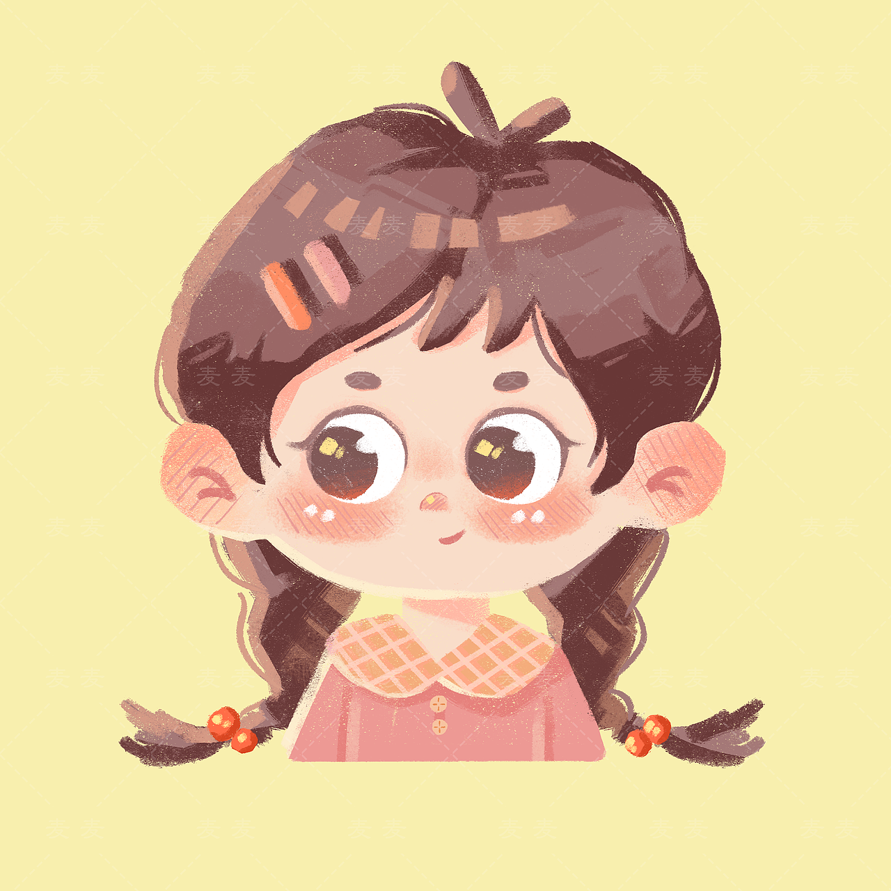 卡通人物头像（图ZMzM3MzE5MDA4） - 创作习作 - 站酷设计师麦麦RuiY原创素材 - 站酷ZCOOL