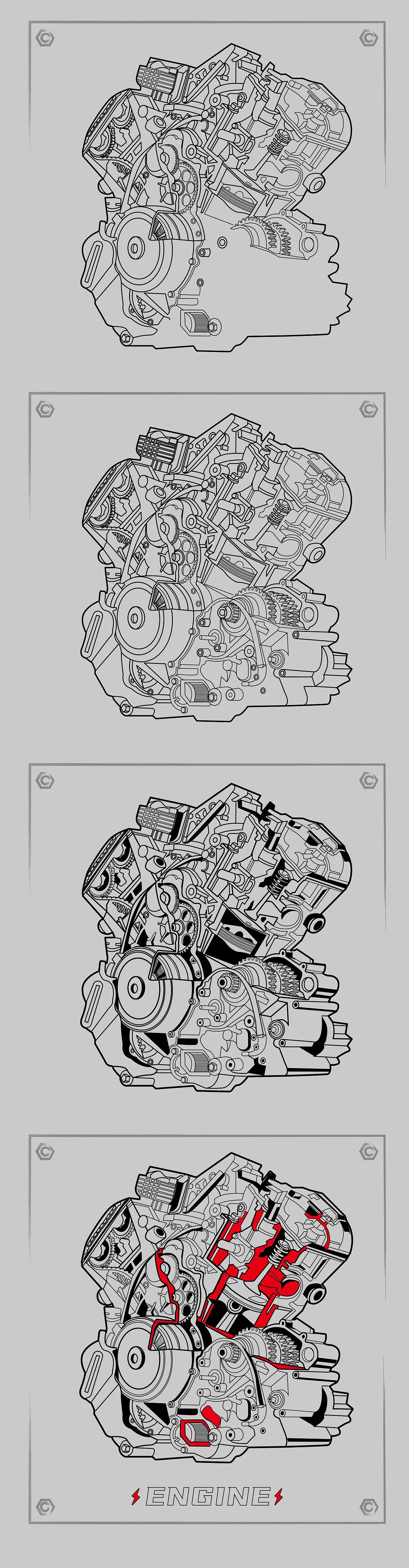 发动机（图ZMzE4NzgwMDgw） - 创作习作 - 站酷设计师fyx方原创素材 - 站酷ZCOOL