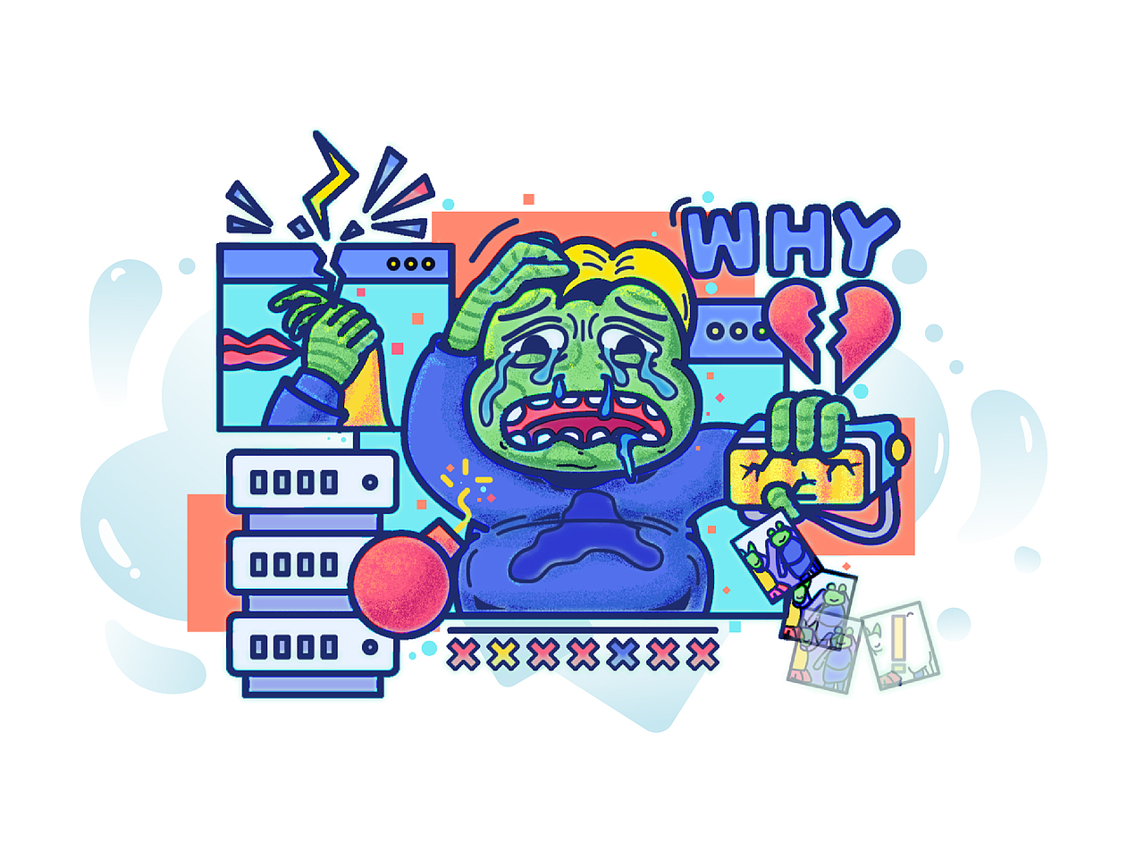 #大郎该画图了 参星 & 缺省页界面设计-贴贴的VR世界（图ZMzExMzI4Njg4） - APP界面 - 站酷设计师SXcc星原创素材 - 站酷ZCOOL